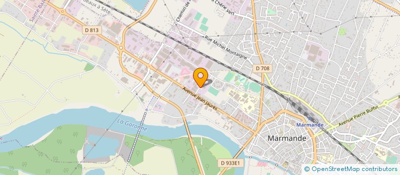 localisation de l'entreprise DEPANN PLUS à MARMANDE
