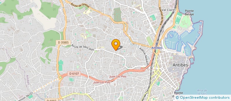 localisation de l'entreprise DEPANN SERVICES à ANTIBES