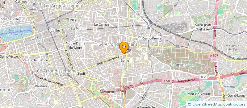 localisation de l'entreprise DEPANNAGE 13 à MARSEILLE
