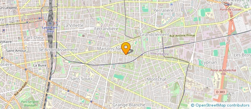 localisation de l'entreprise DEPANNAGE 24  LYON