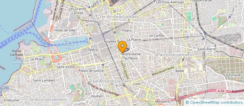 localisation de l'entreprise DEPANNAGE 7 SUR 7 à MARSEILLE