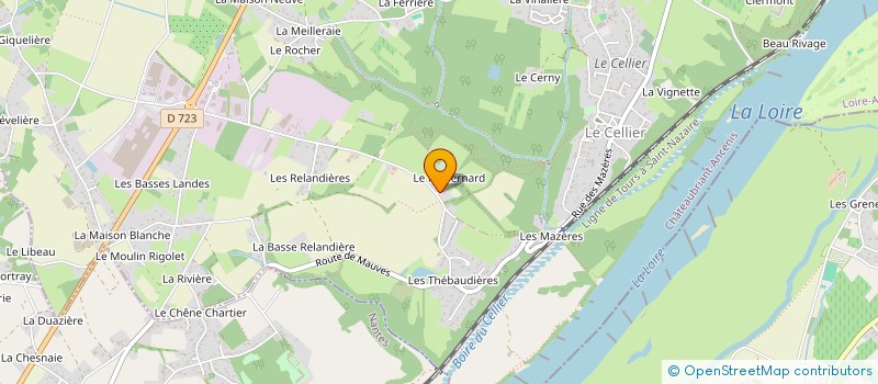 localisation de l'entreprise DEPANNAGE 723 à LE CELLIER