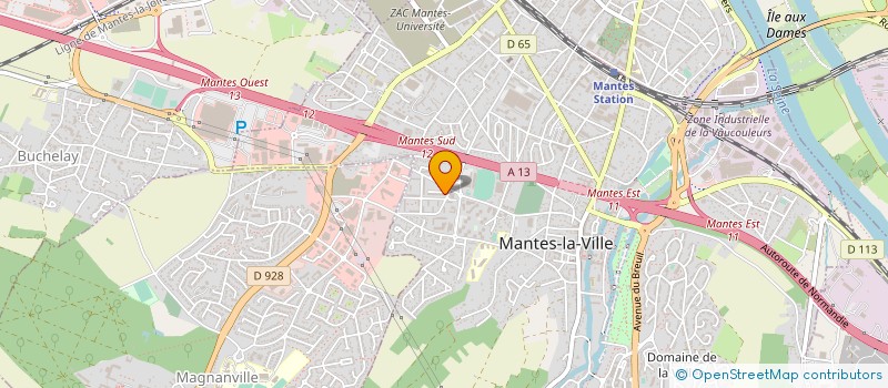 localisation de l'entreprise DEPANNAGE 78 à MANTES-LA-VILLE