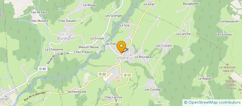 localisation de l'entreprise DEPANNAGE ALP 74  VILLARD