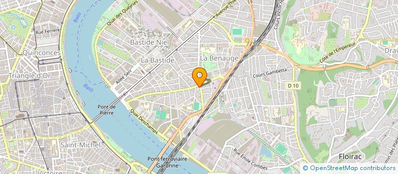 localisation de l'entreprise DEPANNAGE ASSIST A DOMICILE INFORMAT à BORDEAUX