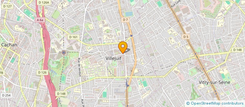 localisation de l'entreprise DEPANNAGE AUFFRET DJAHLAT 94 à VILLEJUIF