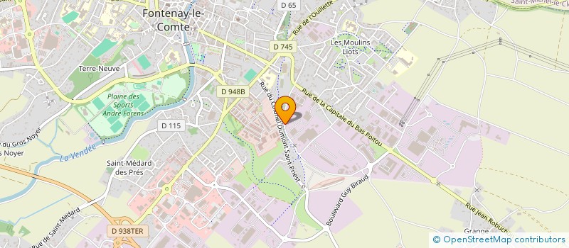 localisation de l'entreprise DEPANNAGE AUTO FONTENAY à FONTENAY-LE-COMTE