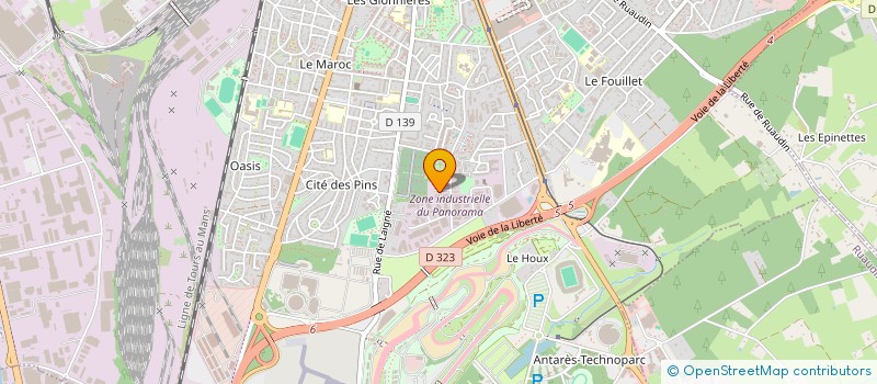 localisation de l'entreprise DEPANNAGE AUTOMOBILE DU MAINE - DEPANNAGE 3J à LE MANS