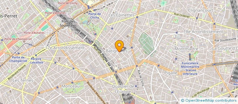 localisation de l'entreprise DEPANNAGE CARDINET  PARIS