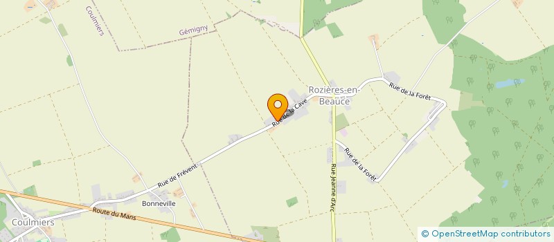 localisation de l'entreprise DEPANNAGE CHAUD FROID  ROZIERES-EN-BEAUCE
