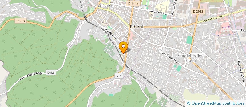 localisation de l'entreprise DEPANNAGE DE HAUTE NORMANDIE à ORIVAL
