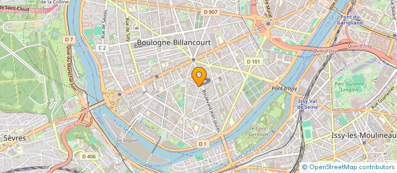 localisation de l'entreprise DEPANNAGE DICK à BOULOGNE-BILLANCOURT