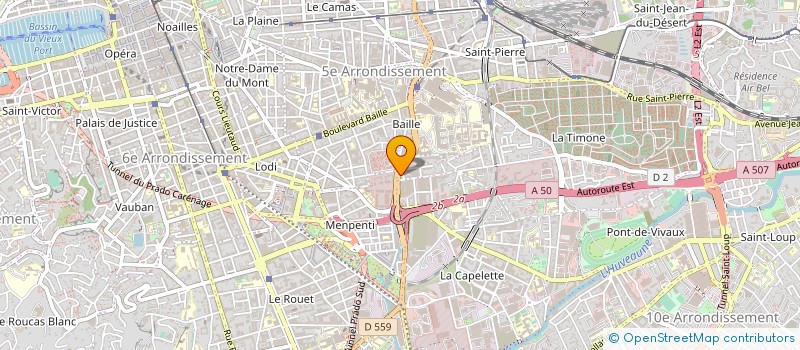 localisation de l'entreprise DEPANNAGE ELECTRO MENAGER ET FROID à MARSEILLE