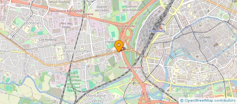 localisation de l'entreprise DEPANNAGE ENTRETIEN TRANSPORTS ET LOCATIONS POLGEN à STRASBOURG