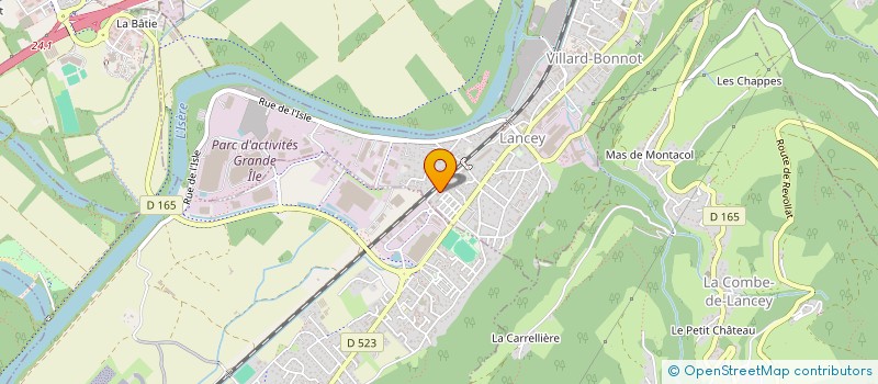 localisation de l'entreprise DEPANNAGE ET ENTRETIEN DE MACHINES OUTILS  VILLARD-BONNOT