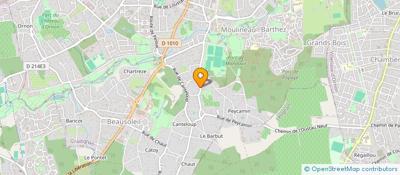 localisation de l'entreprise DEPANNAGE ET MAINTENANCE IMMOBILIERE DULOU ALAIN à GRADIGNAN