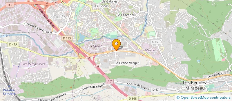 localisation de l'entreprise DEPANNAGE ET MECANIQUE SUR SITE à LES PENNES-MIRABEAU