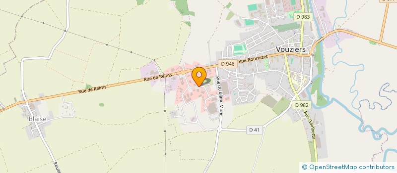 localisation de l'entreprise DEPANNAGE ET RECONSTRUCTION DE MACHINES OUTILS  VOUZIERS