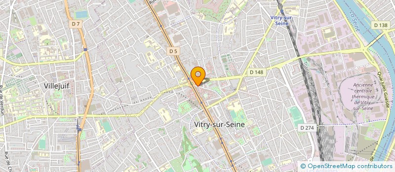 localisation de l'entreprise DEPANNAGE ET RENOVATION à VITRY-SUR-SEINE