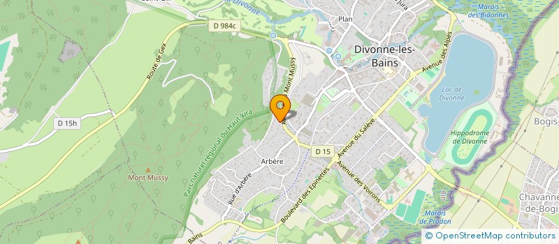 localisation de l'entreprise DEPANNAGE EXPRESS MARIN à DIVONNE-LES-BAINS