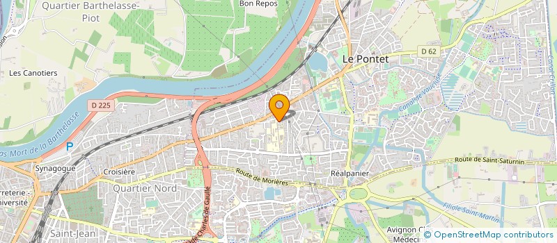 localisation de l'entreprise DEPANNAGE FLEXIBLES à ENTRAIGUES-SUR-LA-SORGUE