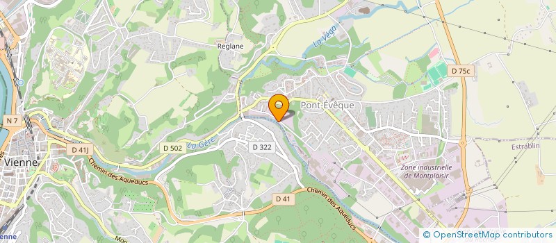 localisation de l'entreprise DEPANNAGE INSTALL CLIMATISATION ET FROID à PONT-EVEQUE