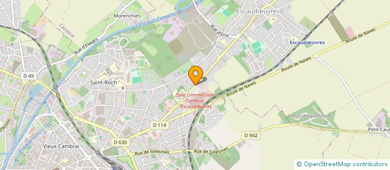 localisation de l'entreprise DEPANNAGE INSTALLATION MAINTENANCE SERVI  ESCAUDUVRES