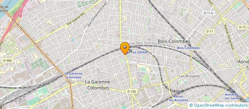 localisation de l'entreprise DEPANNAGE INSTALLATION VENTE ELECTROM à LA GARENNE-COLOMBES
