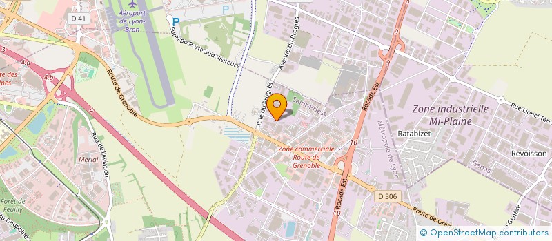 localisation de l'entreprise DEPANNAGE LYON SUD EST  SAINT-PRIEST