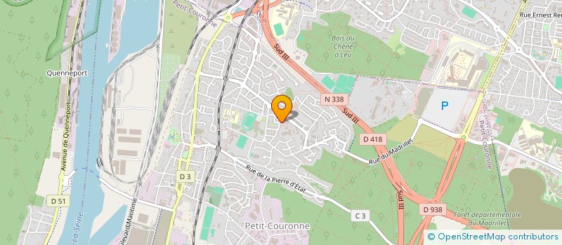 localisation de l'entreprise DEPANNAGE MAINTENANCE CHAUFFAGE ROBINETTERIE  PETIT-COURONNE