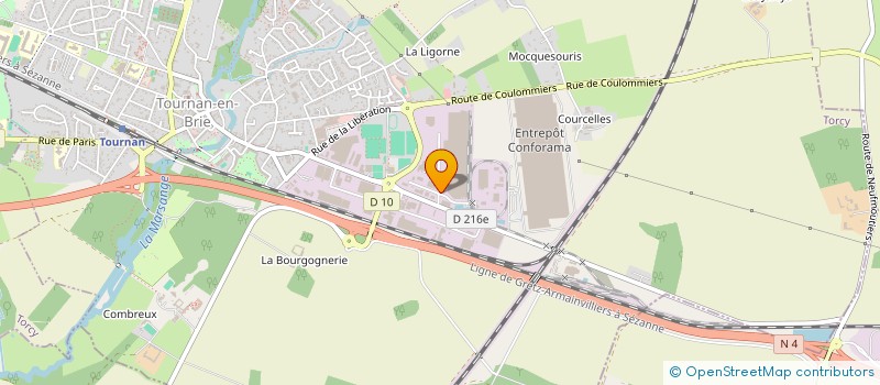 localisation de l'entreprise DEPANNAGE - MAINTENANCE - GRUE - MOBILE à TOURNAN-EN-BRIE