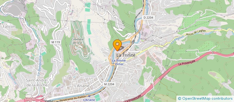 localisation de l'entreprise DEPANNAGE MILLO à LA TRINITE