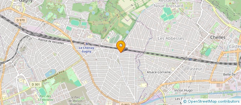 localisation de l'entreprise DEPANNAGE MINUTE  GAGNY