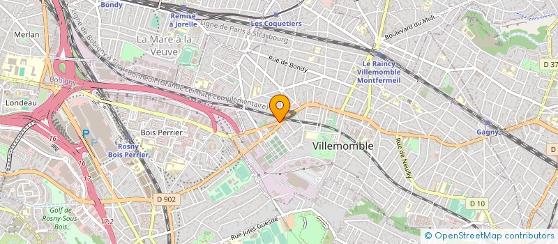 localisation de l'entreprise DEPANNAGE MULTI-SERVICES à VILLEMOMBLE