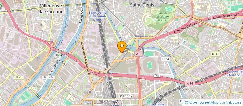 localisation de l'entreprise DEPANNAGE NATIONAL PROD INFORMA à SAINT-DENIS
