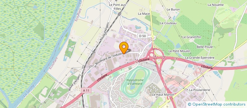 localisation de l'entreprise DEPANNAGE OUVERTURE DEPLACEMENT ENTRETIEN  ECOUFLANT