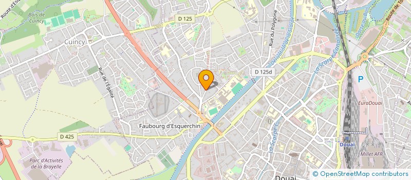 localisation de l'entreprise DEPANNAGE PASCAL SERVICES  DOUAI