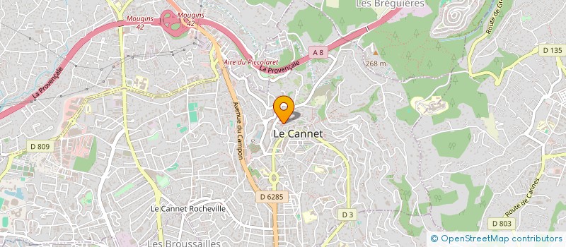 localisation de l'entreprise DEPANNAGE PLOMBERIE SANITAIRE à LE CANNET