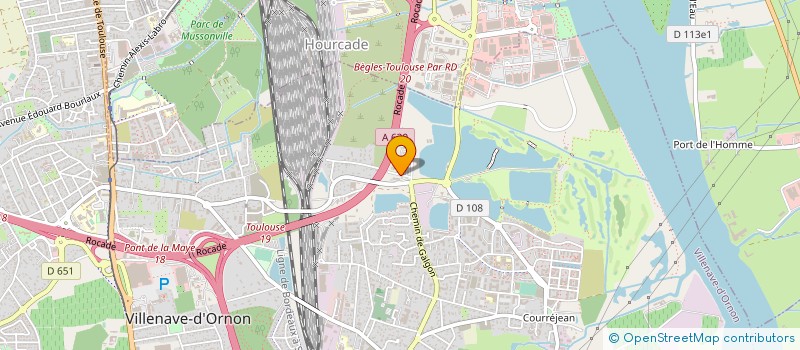 localisation de l'entreprise DEPANNAGE REMORQUAGE BERTRANDE à VILLENAVE-D'ORNON