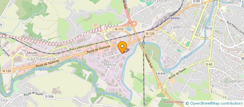 localisation de l'entreprise DEPANNAGE SERRURERIE EXPRESS  CASTRES