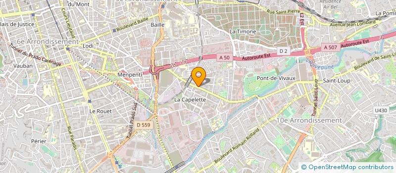localisation de l'entreprise DEPANNAGE SERRURERIE MARSEILLAISE à MARSEILLE