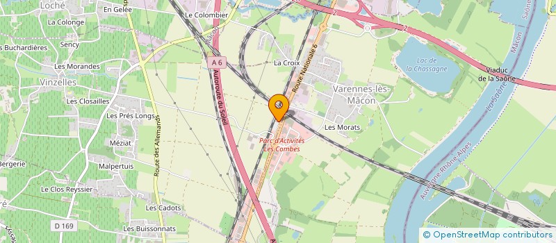 localisation de l'entreprise DEPANNAGE SERVICES PLATEL à CRECHES-SUR-SAONE