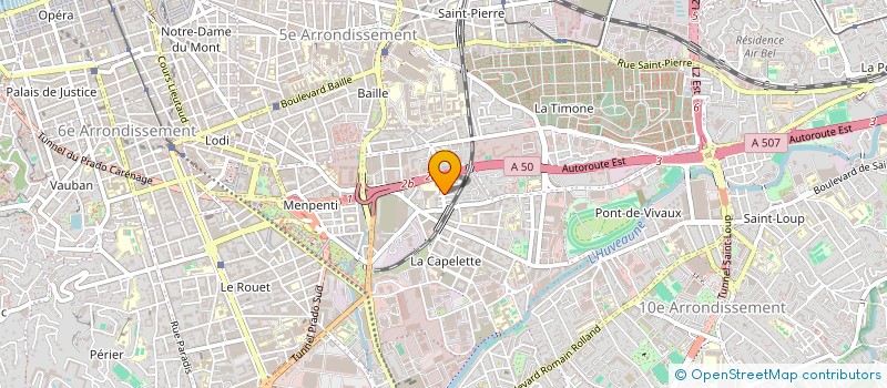 localisation de l'entreprise DEPANNAGE SERVICES TRAVAUX à MARSEILLE