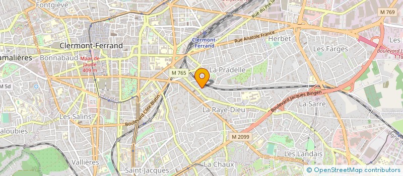 localisation de l'entreprise DEPANNAGE SOLUTION MENAGER à CLERMONT-FERRAND