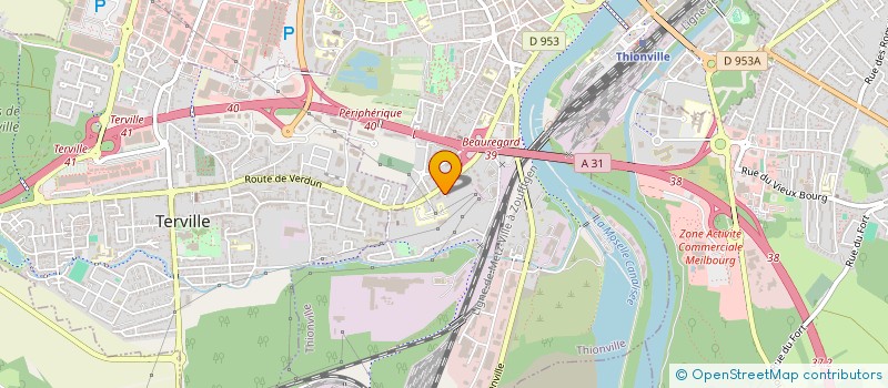localisation de l'entreprise DEPANNAGE STS à THIONVILLE