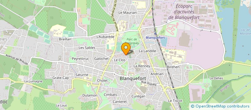 localisation de l'entreprise DEPANNAGE TRAVAUX ENTRETIEN ET CONSEILS à BLANQUEFORT