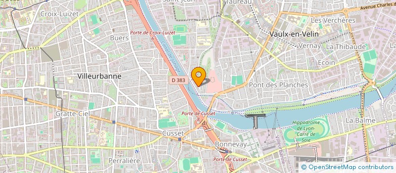 localisation de l'entreprise DEPANNAGEPNEUS  VAULX-EN-VELIN