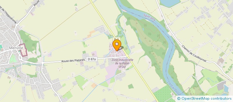 localisation de l'entreprise DEPANNAGES 31 à MERVILLE