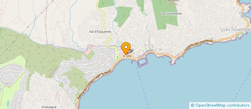 localisation de l'entreprise DEPANNAGES DU GOLFE à SAINTE-MAXIME