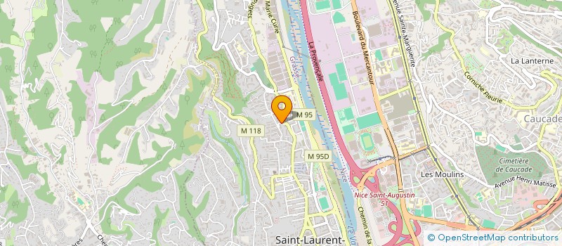 localisation de l'entreprise DEPANNE CLIM 06 à SAINT-LAURENT-DU-VAR